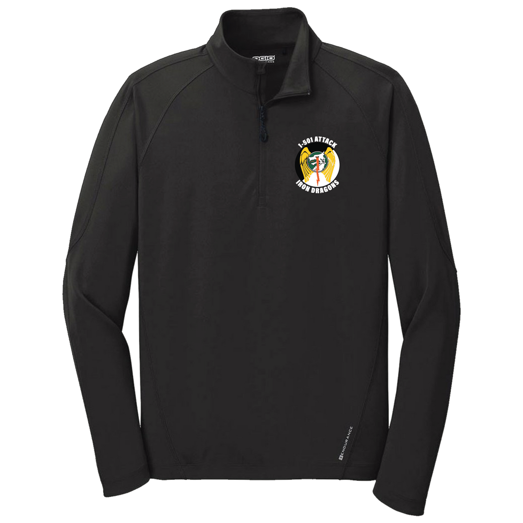 1-501 AB "Iron Dragons" 1/4 Zip
