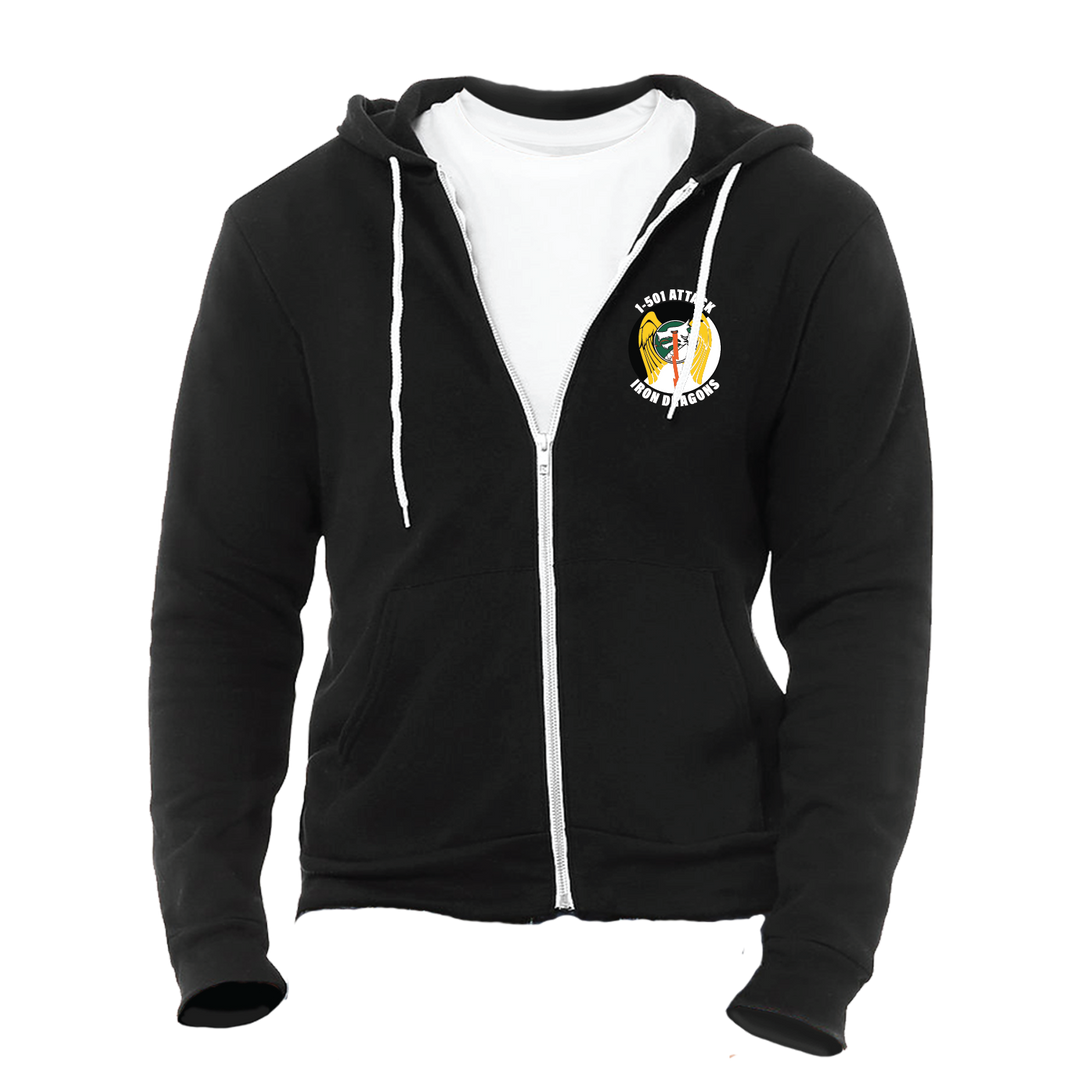 1-501 AB "Iron Dragons" Full-Zip Hoodie