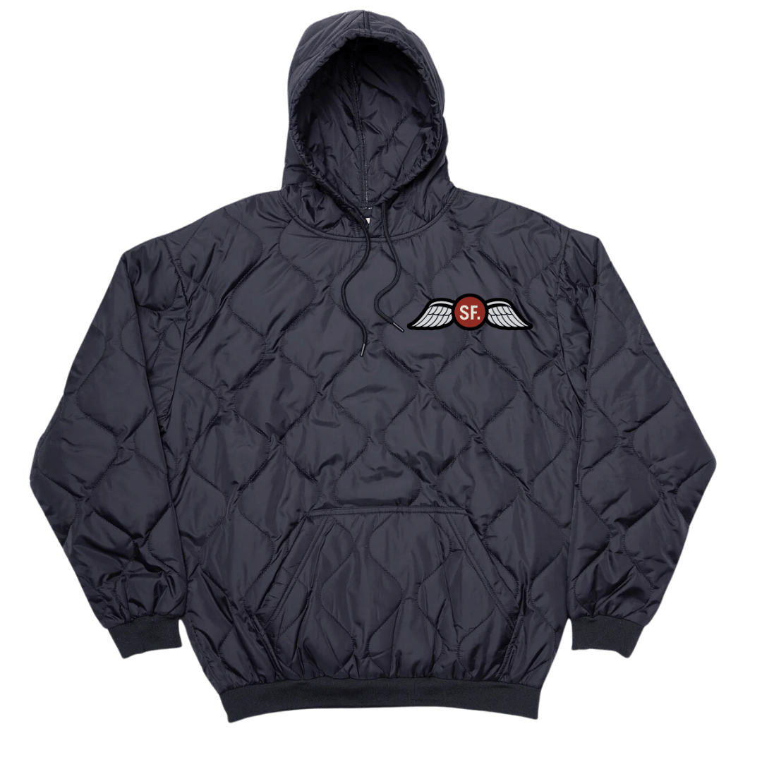 Jedburgh Wings Black Field Hoodie