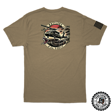 A Co, 2-501 GSAB "Rattlers" 2025 Tan 499 T-Shirt