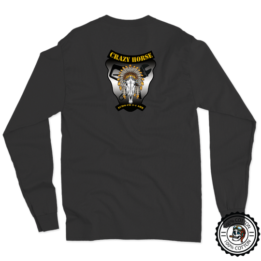 E Co, 3-4 AHB "Crazy Horse" Long Sleeve T-Shirt