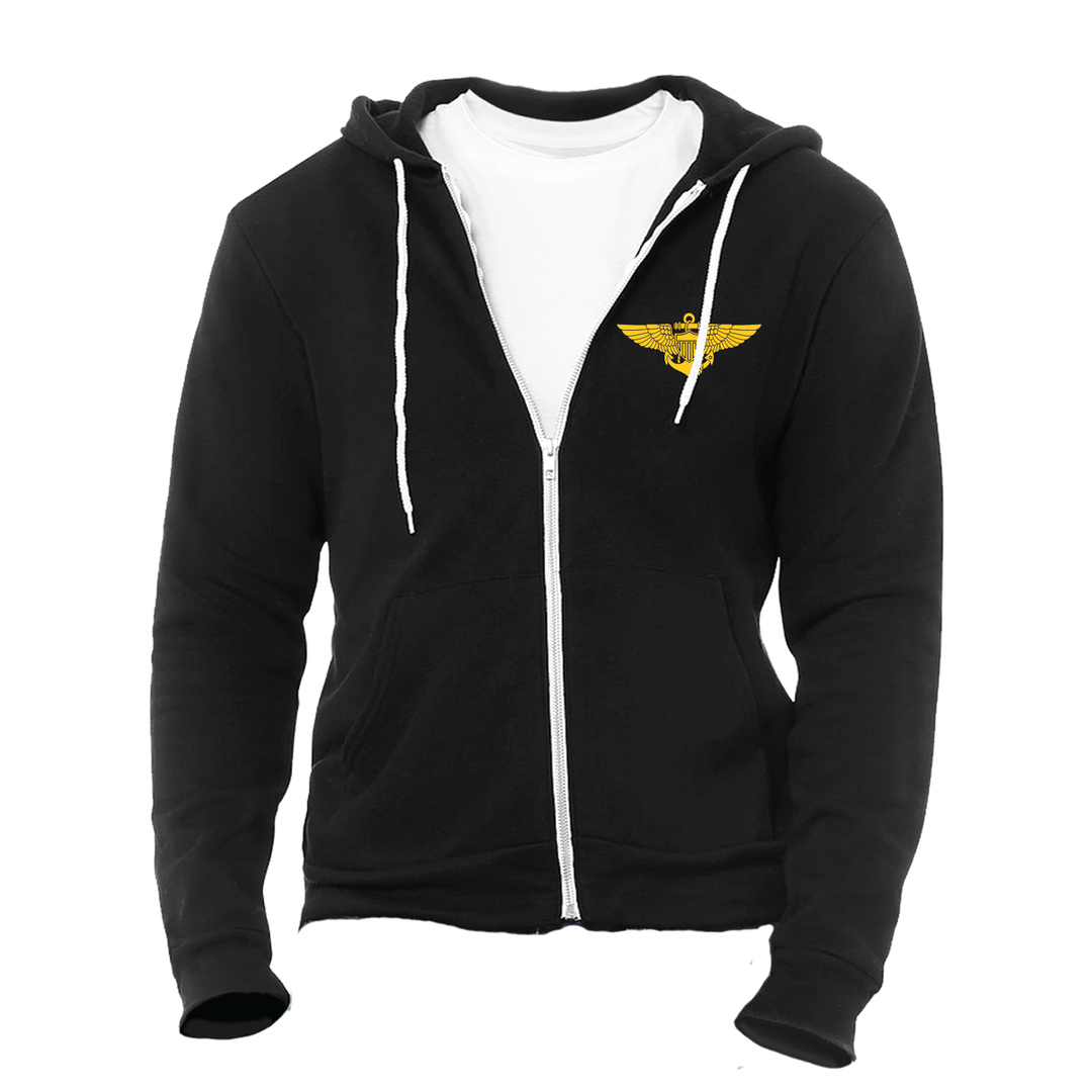 Naval Aviator Wings Full-Zip Hoodie