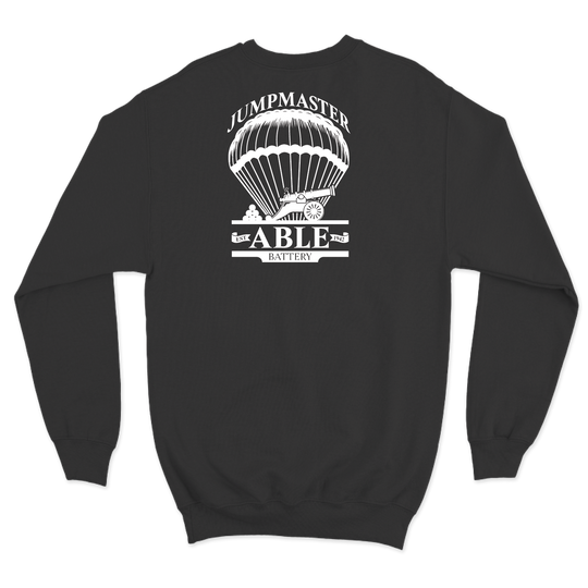 Able Battery, 3-319 AFAR Jumpmaster Crewneck Sweatshirt