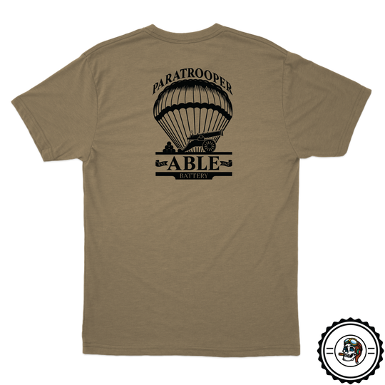 Able Battery, 3-319 AFAR Paratrooper Tan 499 T-Shirt