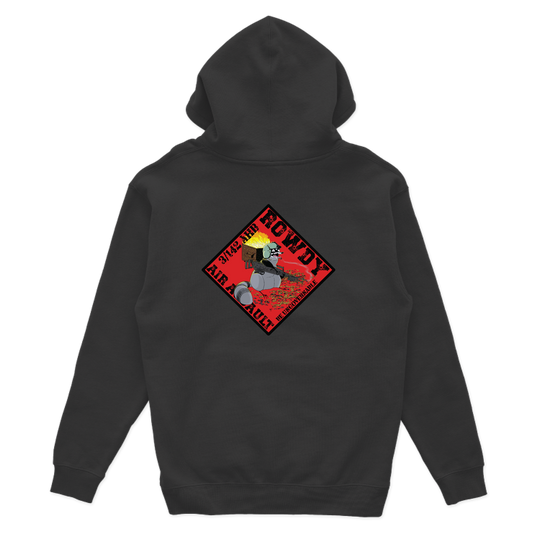 C Co, 3-142 AHB "Rowdy" Numerals Hoodies