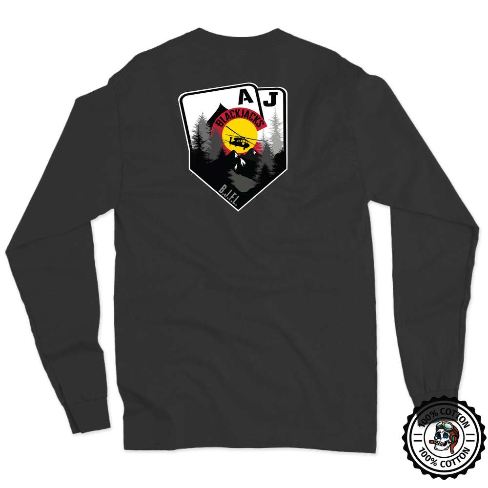 A Co, 2-4 GSAB "Blackjacks" SPADES Long Sleeve T-Shirt