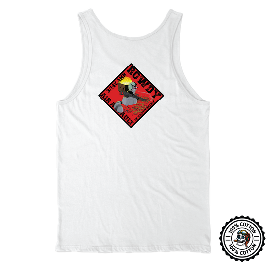 C Co, 3-142 AHB "Rowdy" Numerals Tank Tops