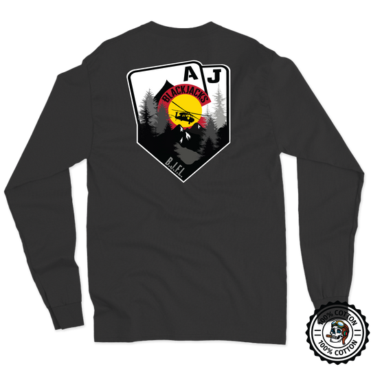 A Co, 2-4 GSAB "Blackjacks"  Long Sleeve T-Shirt