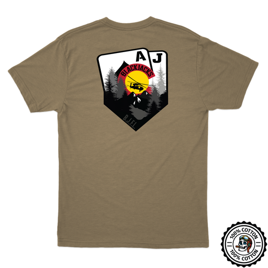 A Co, 2-4 GSAB "Blackjacks"  Tan 499 T-Shirt