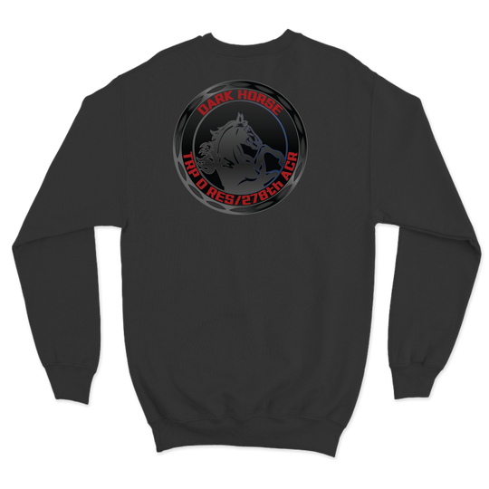 D TRP, RES, 278th ACR "Darkhorse" V2 Crewneck Sweatshirt