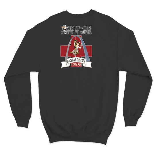 3-238 MedEvac “Show-Me Dustoff” V2 Crewneck Sweatshirt