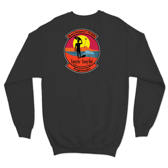 B Co, 2-25 AVN "Knighthawks" Crewneck Sweatshirt