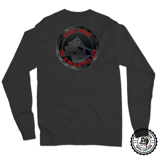 D TRP, RES, 278th ACR "Darkhorse" V2 Long Sleeve T-Shirt