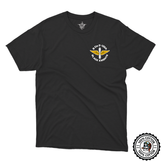 B Co, 2-13th AVN REG "Black Knights" V3 T-Shirts