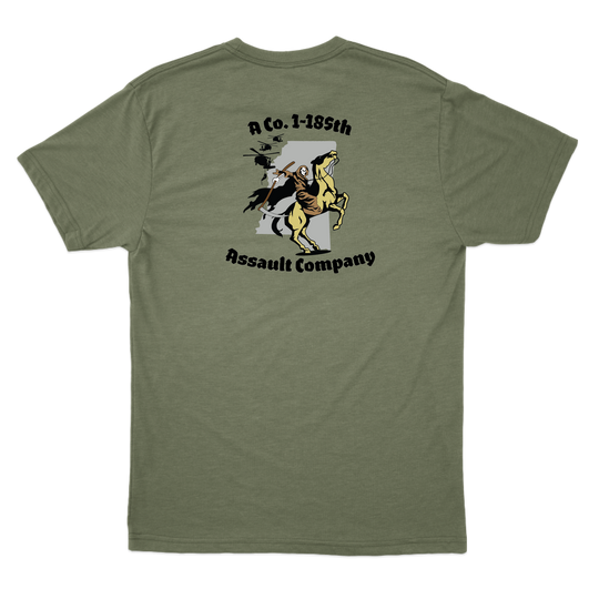 A Co, 1-185 AHB "Pale Horse" T-Shirts