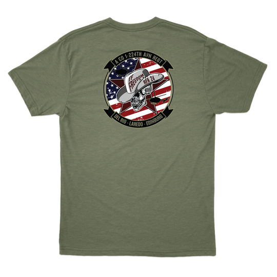 A Co, 1-224 AVN "Army" V2 T-Shirts