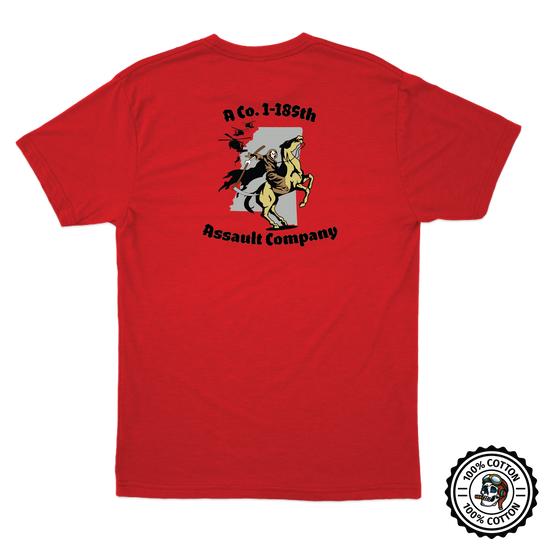 A Co, 1-185 AHB "Pale Horse" T-Shirts