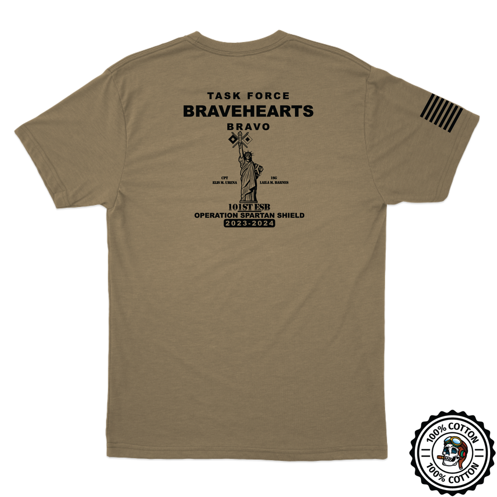 Task Force Bravo "Bravehearts" Tan 499 T-Shirt