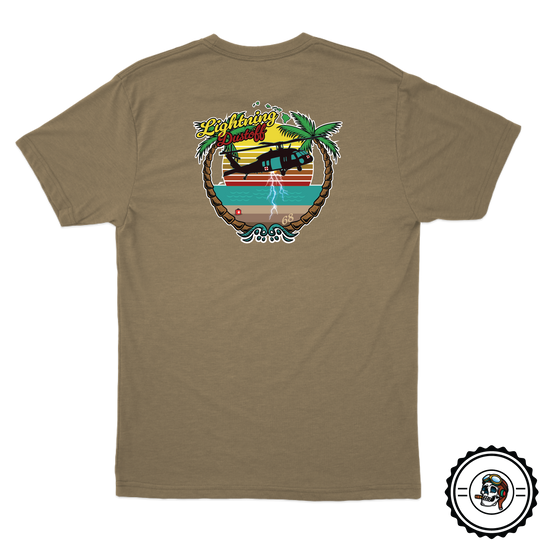 C Co, 3-25 AVN "Lightning DUSTOFF" 2024 Tan 499 T-Shirt
