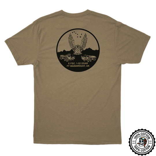 E CO, 1-52 GSAB "Eagles" Tan 499 T-Shirt