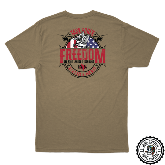 A Co, 1-224 AVN "Army" V1 Tan 499 T-Shirt