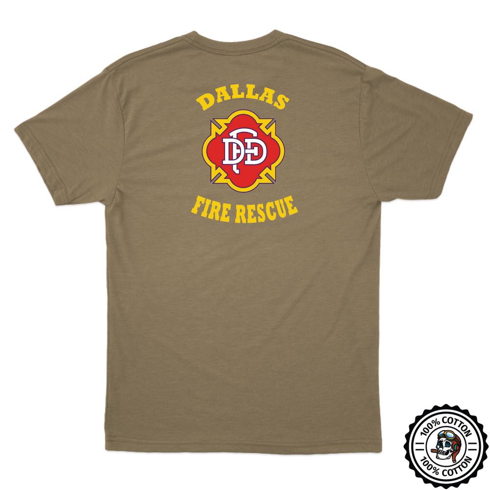 Dallas Fire Department - Station 8 Tan 499 T-Shirt
