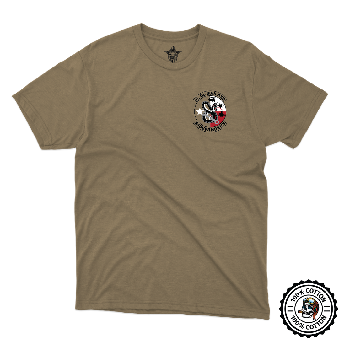B Co, 90th ASB "Sidewinders" Flight Approved T-Shirt