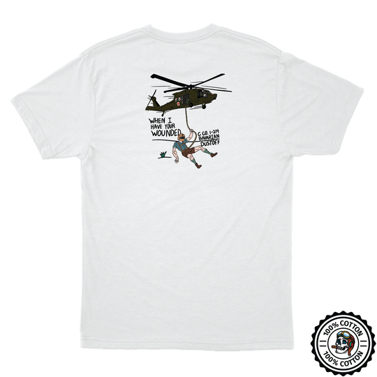 C Co, 1-214 GSAB "Bavarian Dustoff" V2 T-Shirts