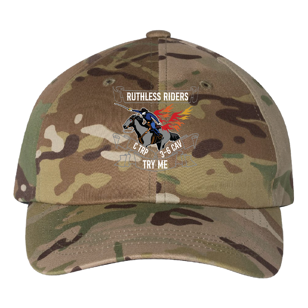C TRP, 3-6 CAV "Ruthless Riders" Embroidered Hats