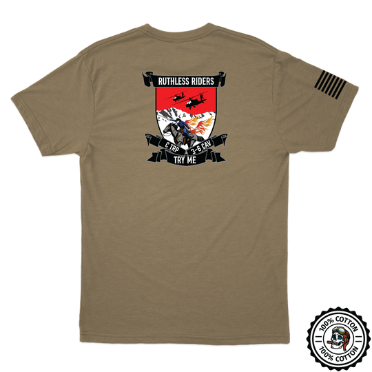 C TRP, 3-6 CAV "Ruthless Riders" Tan 499 T-Shirt