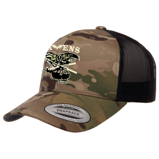 A Co 1/376th AVN BN "Ravens" Embroidered Hats