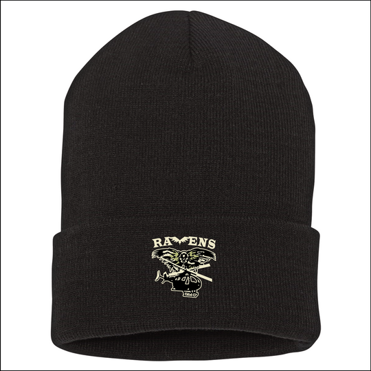 A Co 1/376th AVN BN "Ravens" Beanies