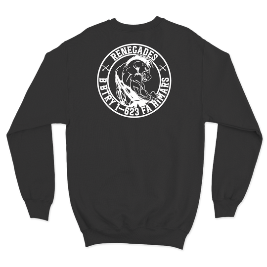 B BTRY, 1-623 "RENEGADES" Crewneck Sweatshirt