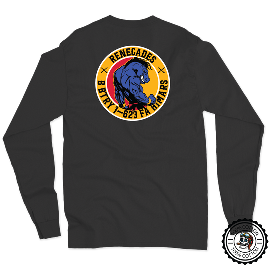 B BTRY, 1-623 "RENEGADES" Color Long Sleeve T-Shirt