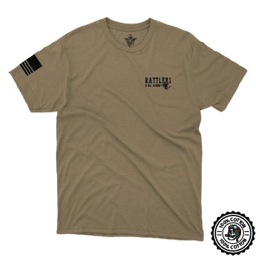 A Co, 2-501 GSAB "Rattlers" 2025 V2 Tan 499 T-Shirt