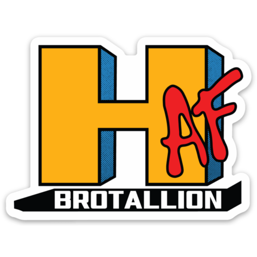 Rotorvision - BRO HAF Sticker