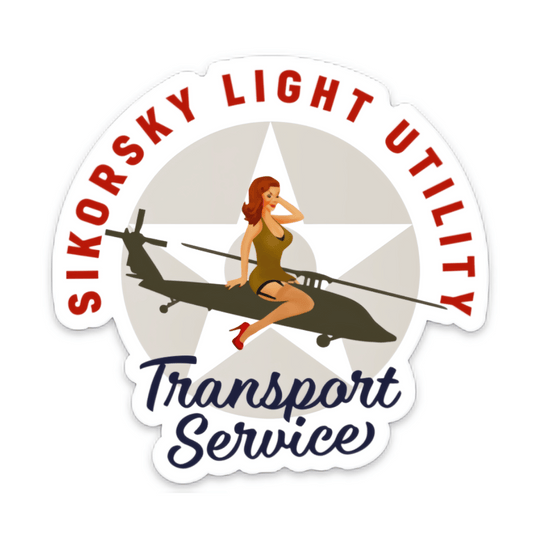 Sikorsky Light Utility Transportation Service Sticker