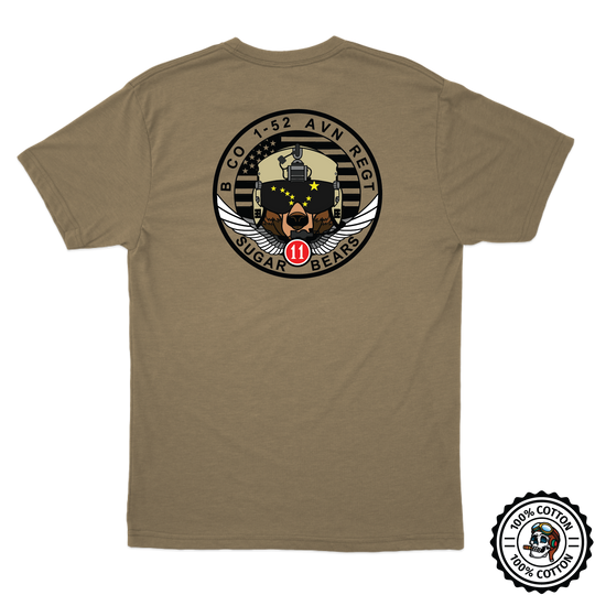 B Co, 1-52 GSAB "Sugar Bears" 2025 Tan 499 T-Shirt