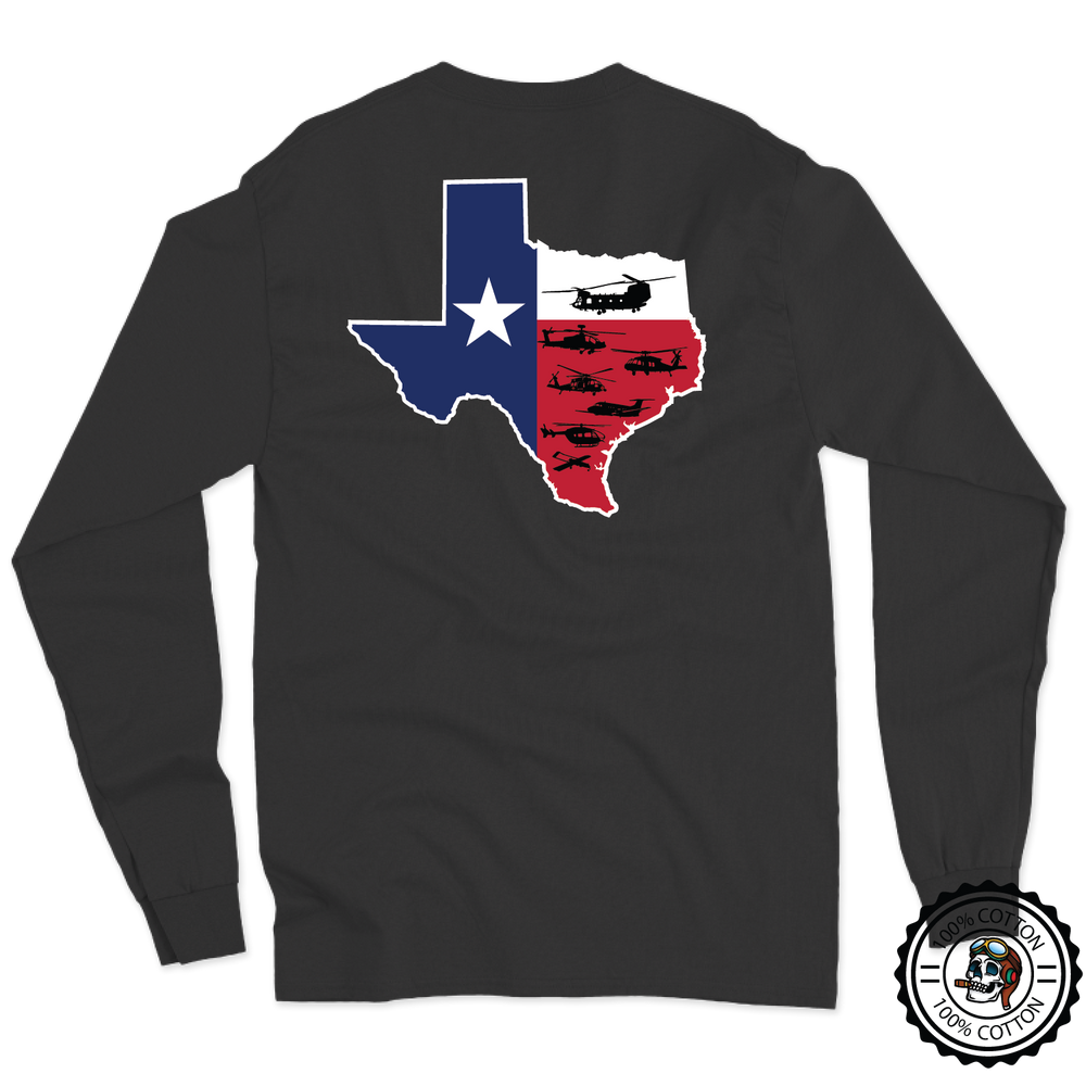 Texas State Army Aviation Long Sleeve T-Shirt