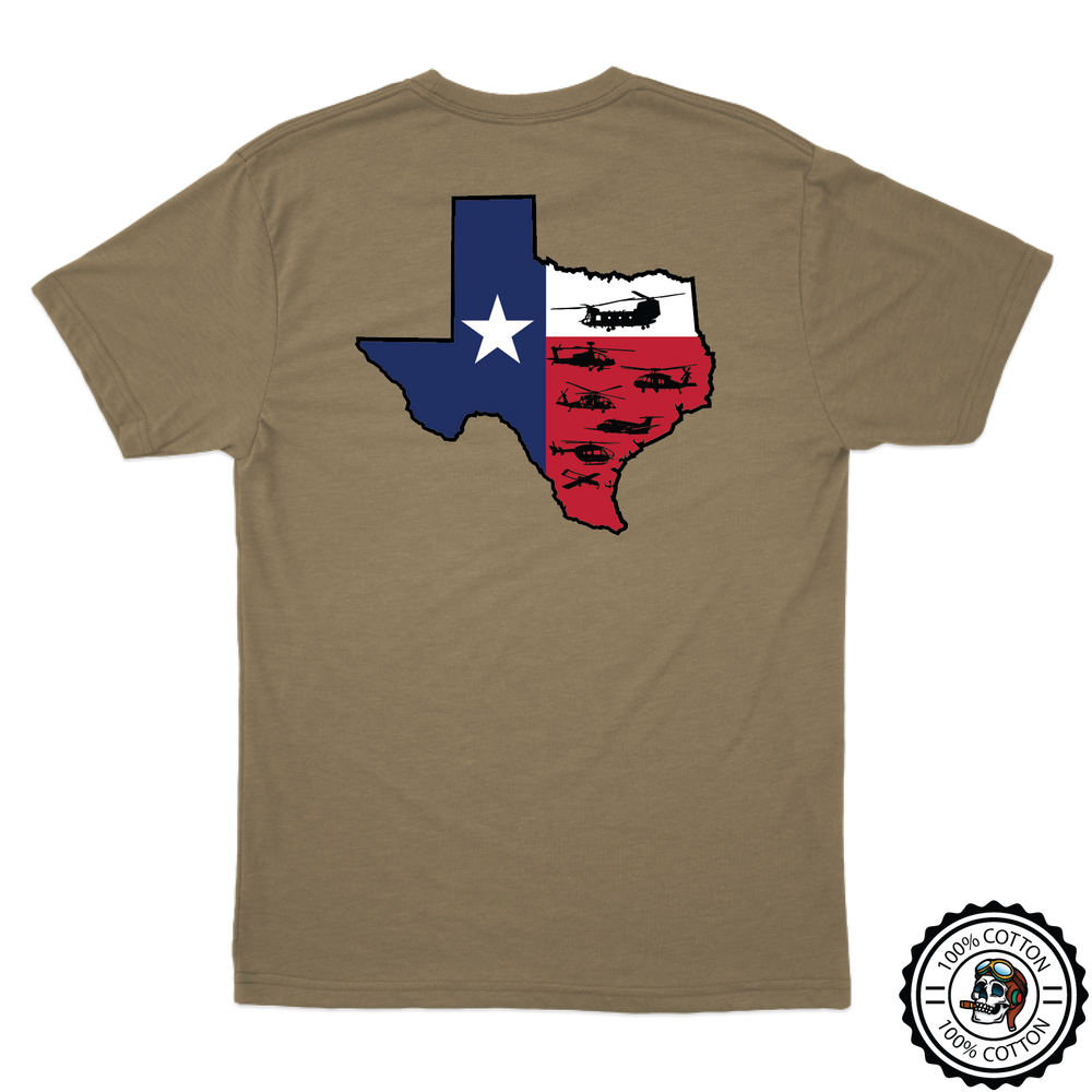 Texas State Army Aviation Tan 499 T-Shirt