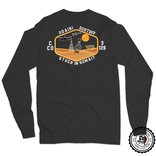 C Co, 3-126 Medevac "Udairi Dustoff" Long Sleeve T-Shirt