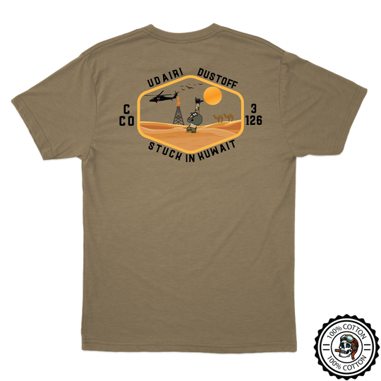 C Co, 3-126 Medevac "Udairi Dustoff" Tan 499 T-Shirt