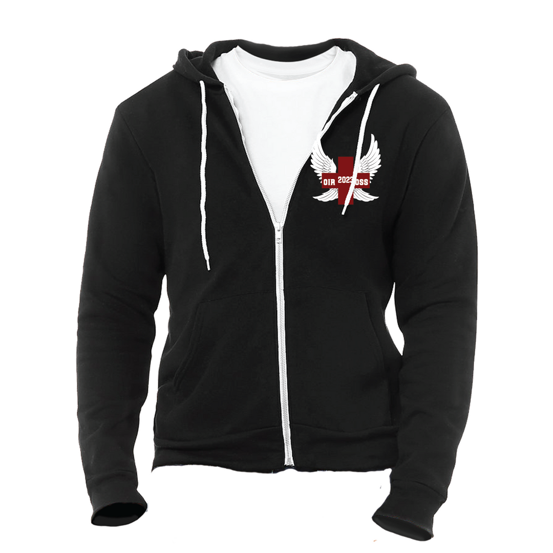 C Co, 3-126 Medevac "Udairi Dustoff" Full-Zip Hoodie