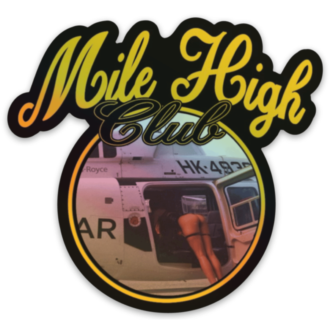 Mile High Club Sticker