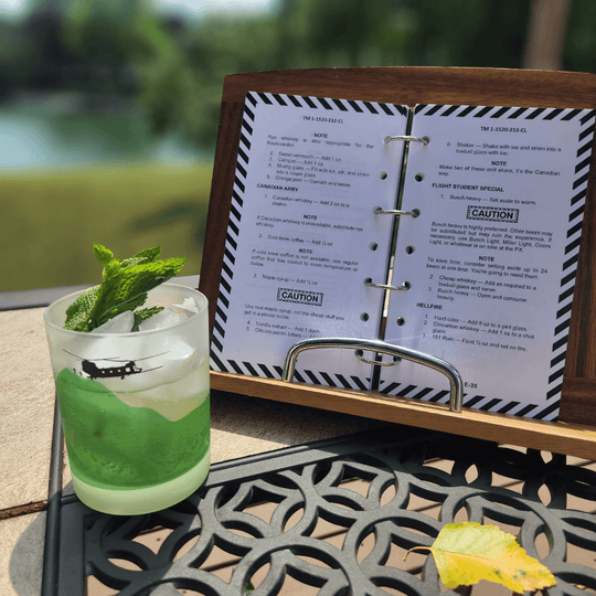 Army Helicopter Cocktail Checklist