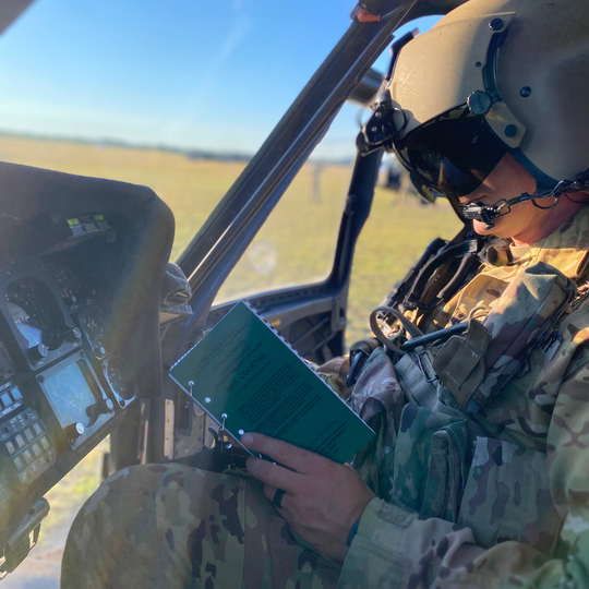 Army Helicopter Cocktail Checklist