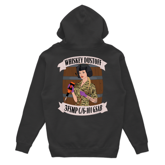 3 FSMP, C Co, 6-101 "Whiskey Dustoff" Hoodies