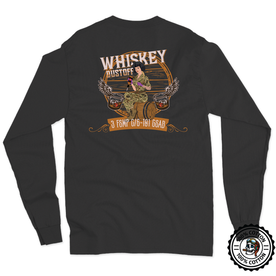 3 FSMP, C Co, 6-101 "Whiskey Dustoff" V2 Long Sleeve T-Shirt
