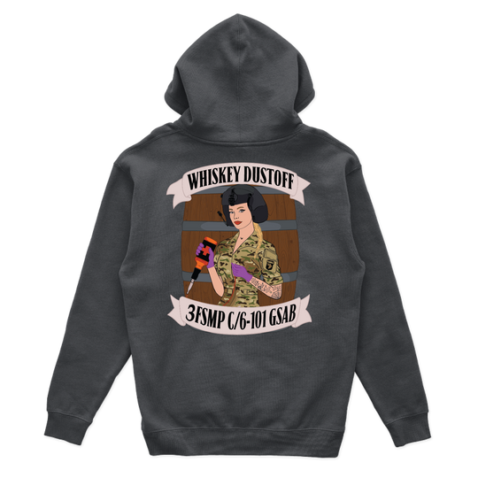 3 FSMP, C Co, 6-101 "Whiskey Dustoff" Hoodies