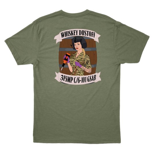 3 FSMP, C Co, 6-101 "Whiskey Dustoff" T-Shirts